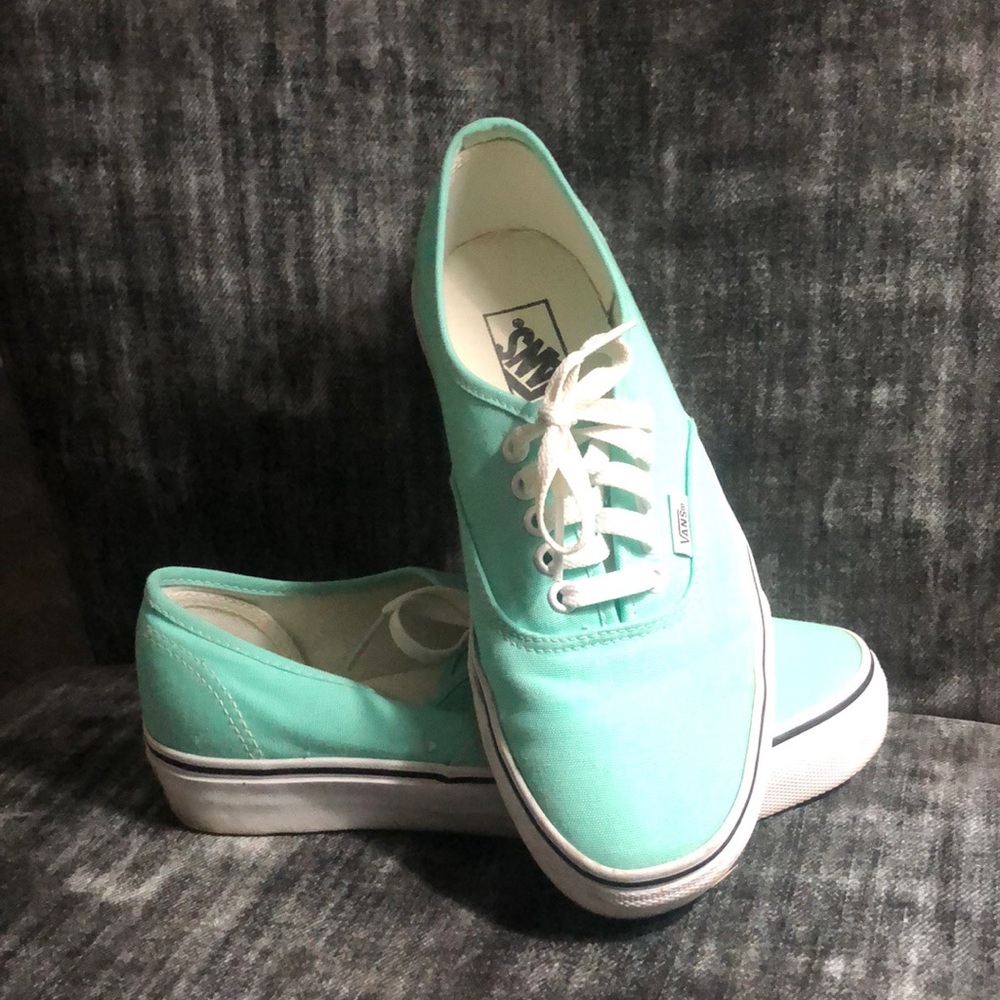 Vans Mint Authentic Classic Shoes: W 8.5